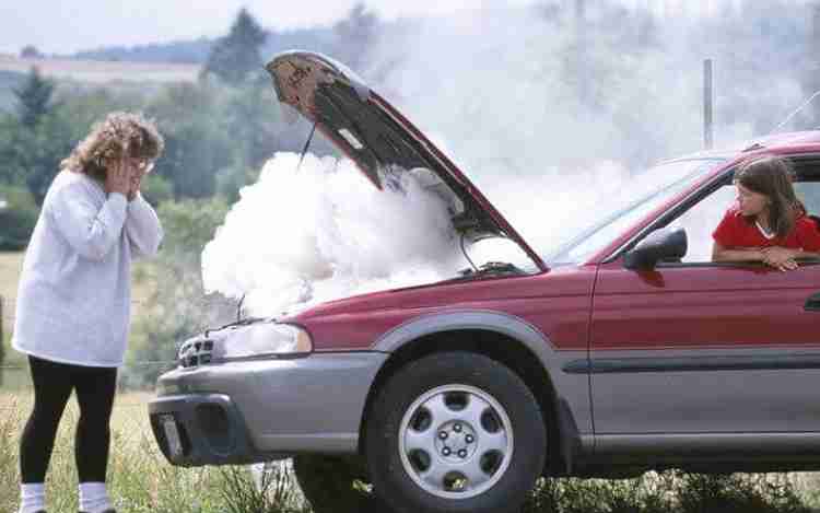 Car Engine Overheating