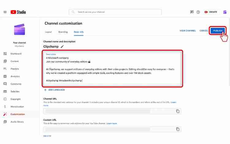 Optimize Your Description and Tags
